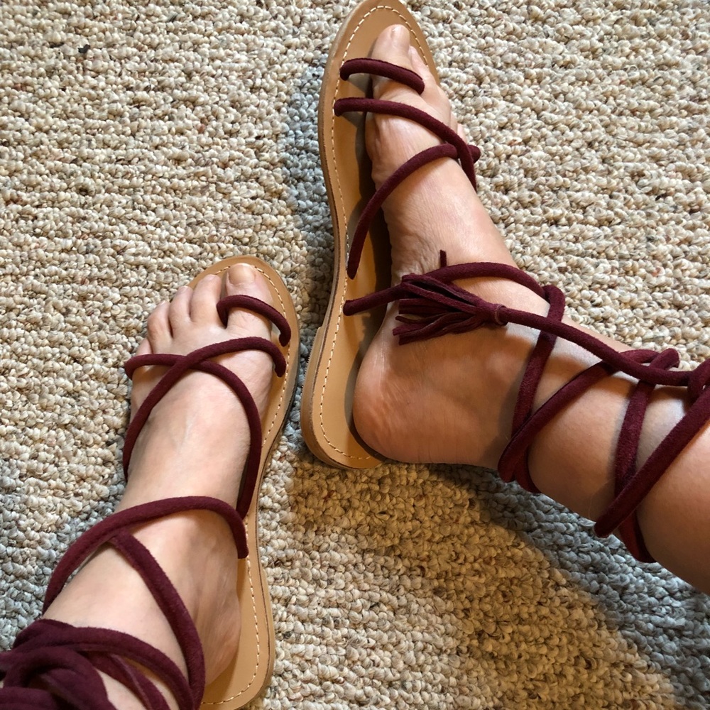Wrap sandals